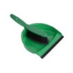Picture of Jantex Soft Dustpan and Brush Set Green - CC933