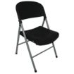 Picture of Bolero Foldaway Utility Chairs Black (Pack of 2) - CE693