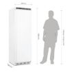 Picture of Polar C-Series Upright Freezer White 365Ltr - CD613
