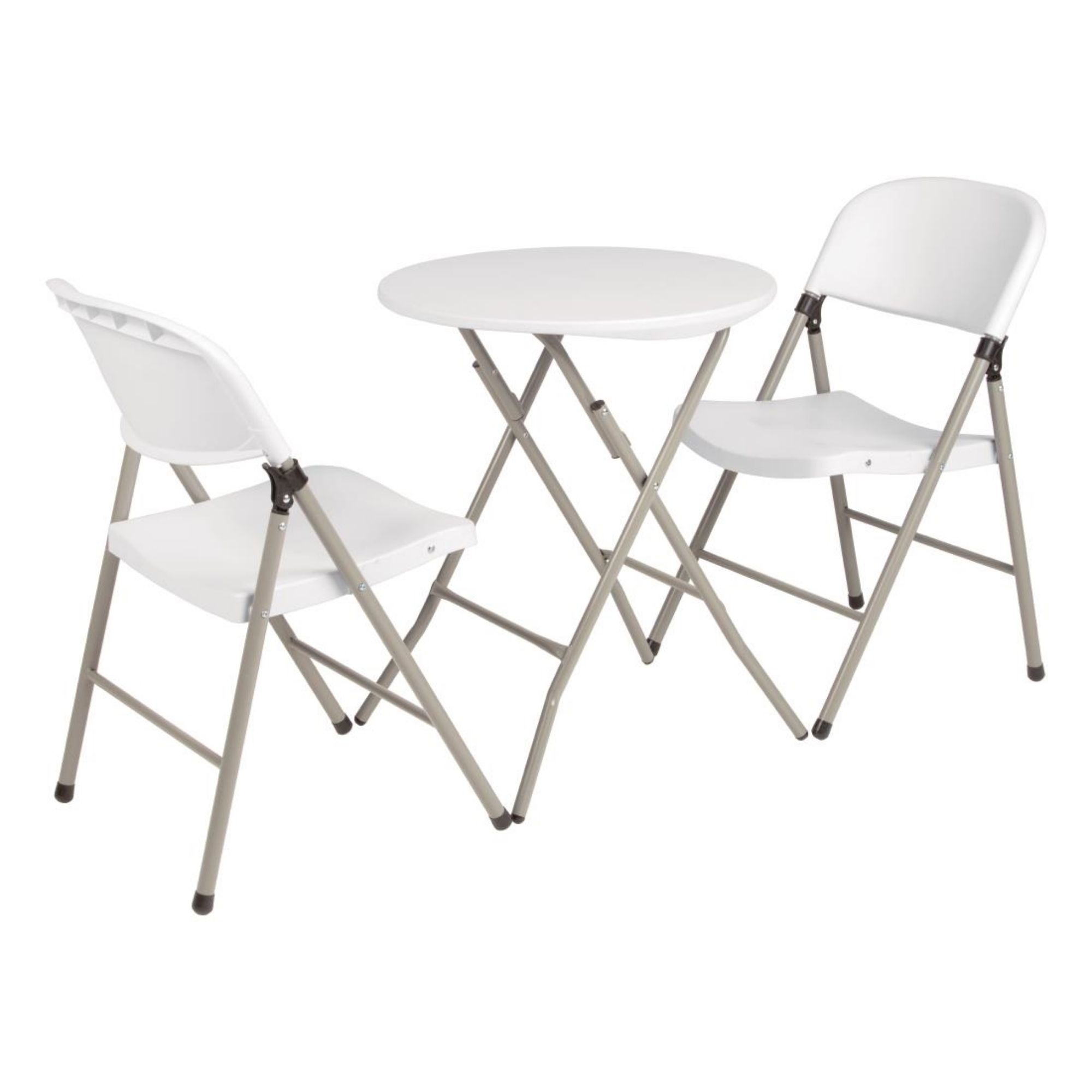 Picture of Bolero Foldaway Utility Chairs White (Pack of 2)
