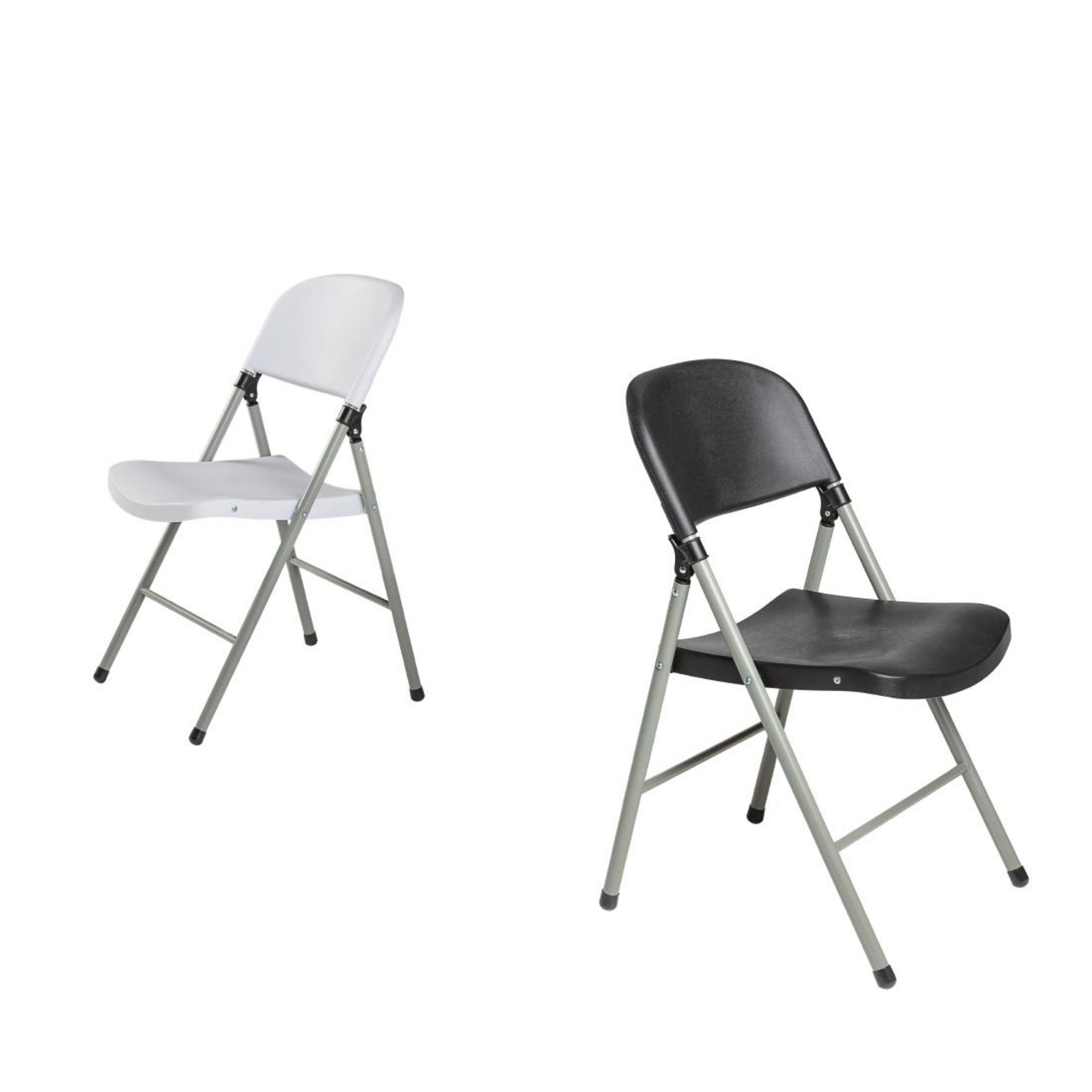Picture of Bolero Foldaway Utility Chairs White (Pack of 2)