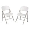 Picture of Bolero Foldaway Utility Chairs White (Pack of 2) - CE692