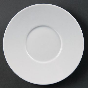 Picture of Olympia Whiteware Elegant Saucers 148mm (Pack of 12)