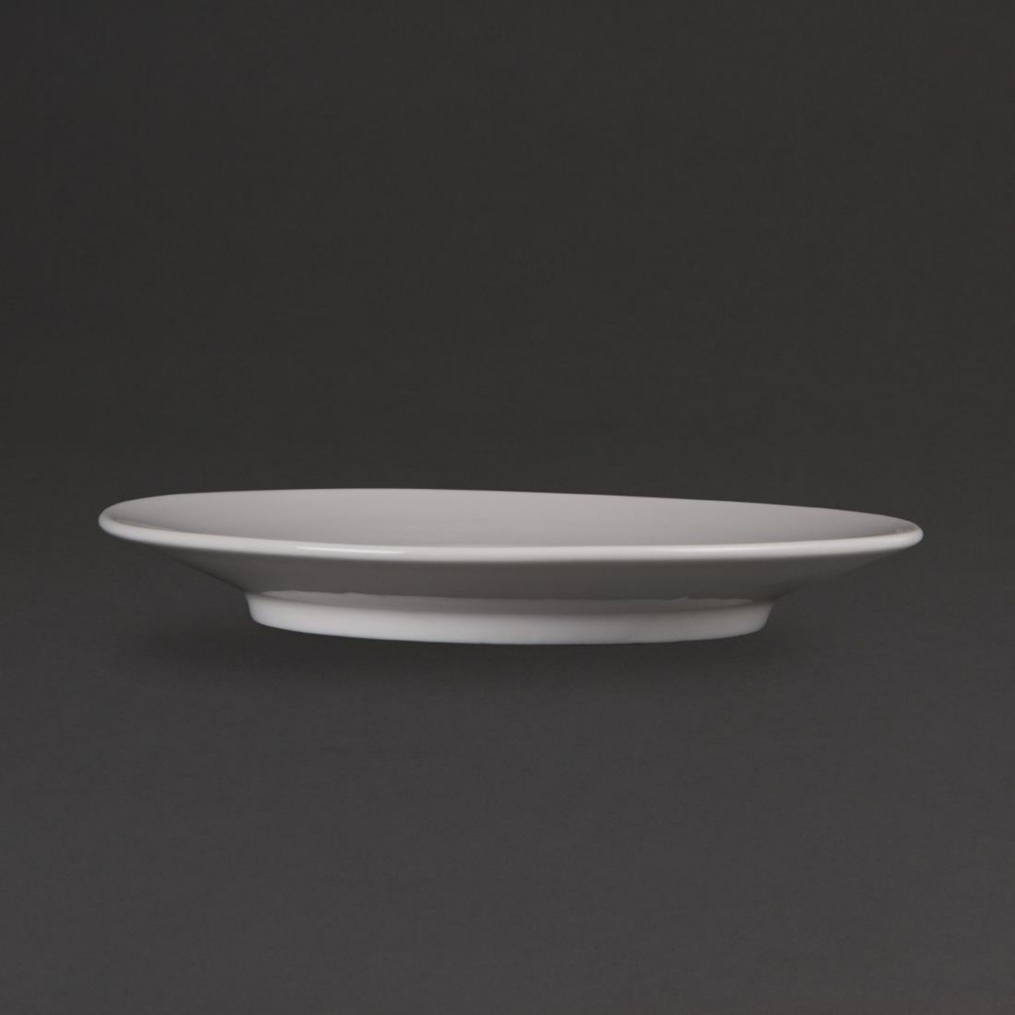 Picture of Olympia Whiteware Elegant Saucers 148mm (Pack of 12)