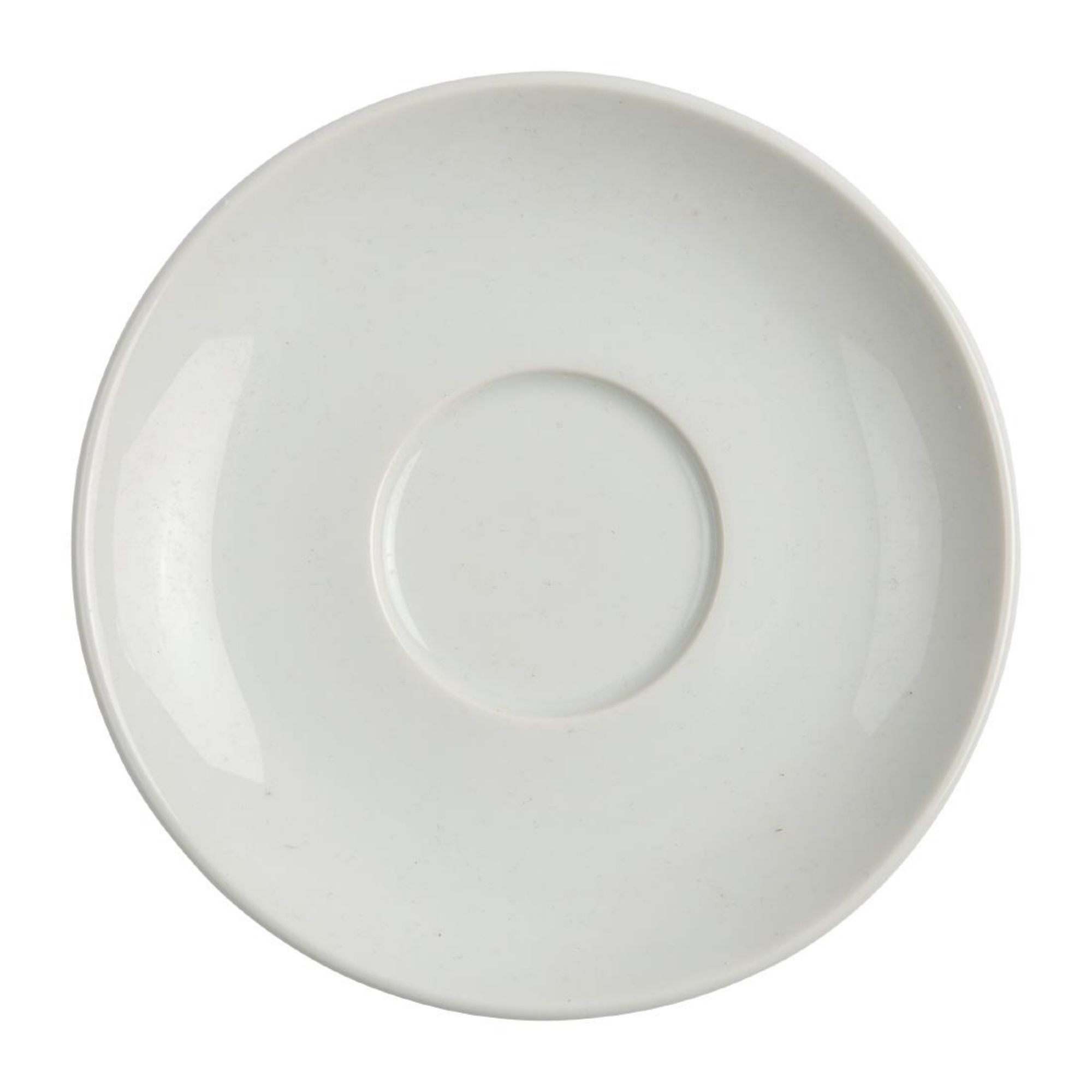 Picture of Olympia Whiteware Elegant Saucers 148mm (Pack of 12)