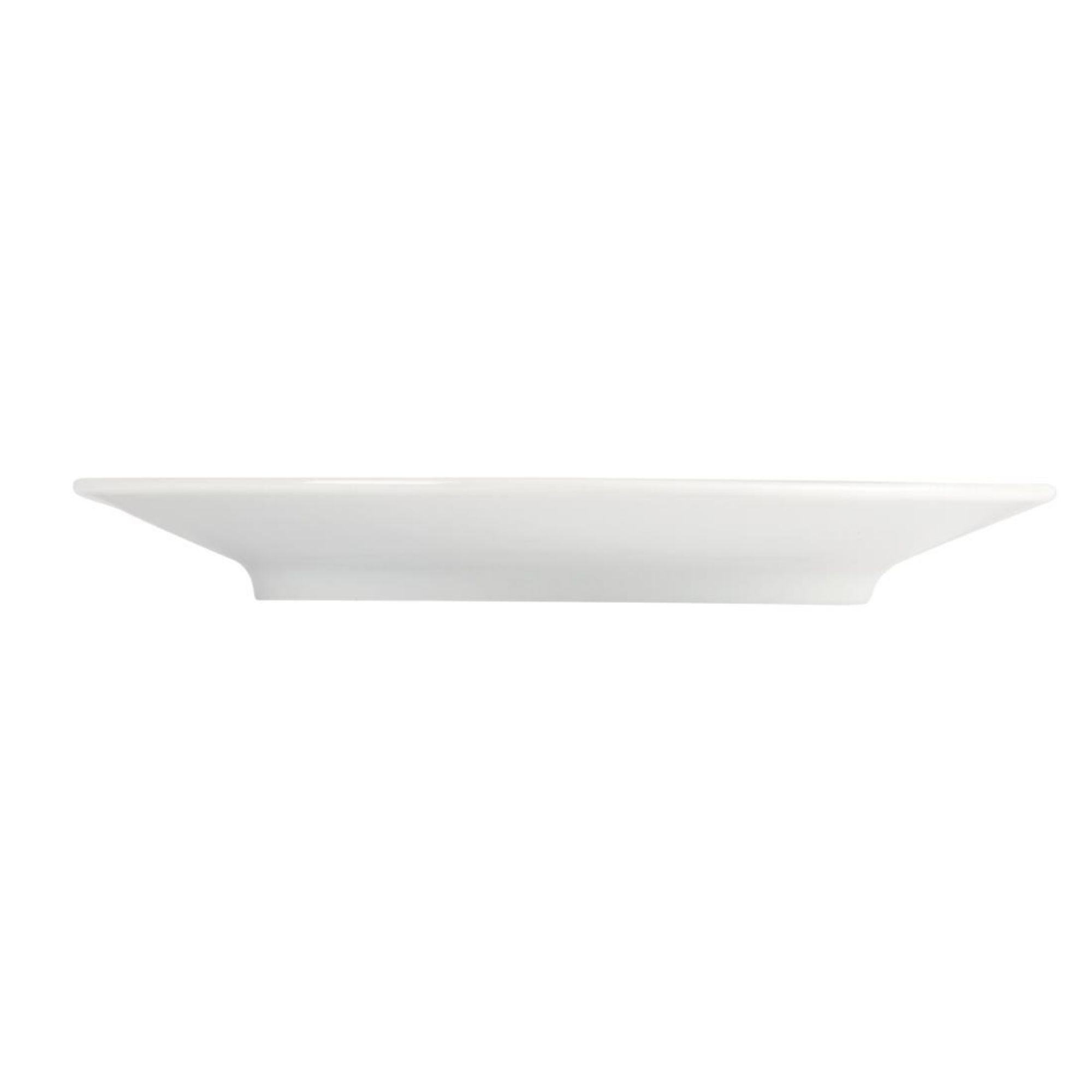 Picture of Olympia Whiteware Elegant Saucers 148mm (Pack of 12)