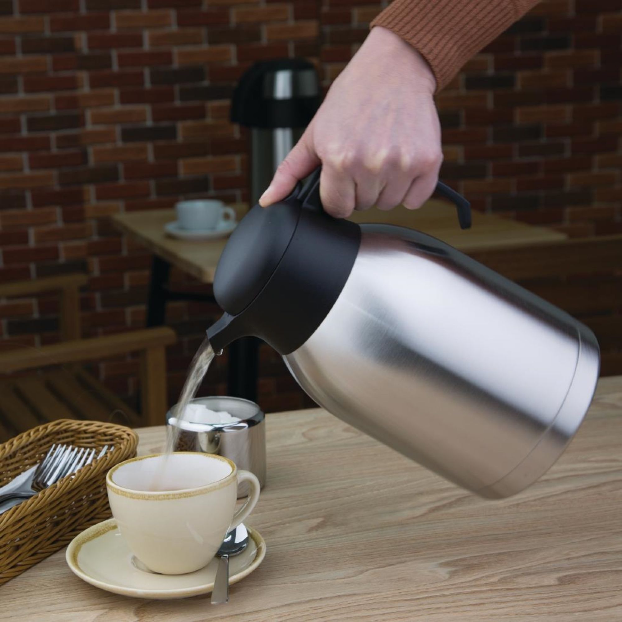 Picture of Olympia Stainless Steel Vacuum Jug 2Ltr