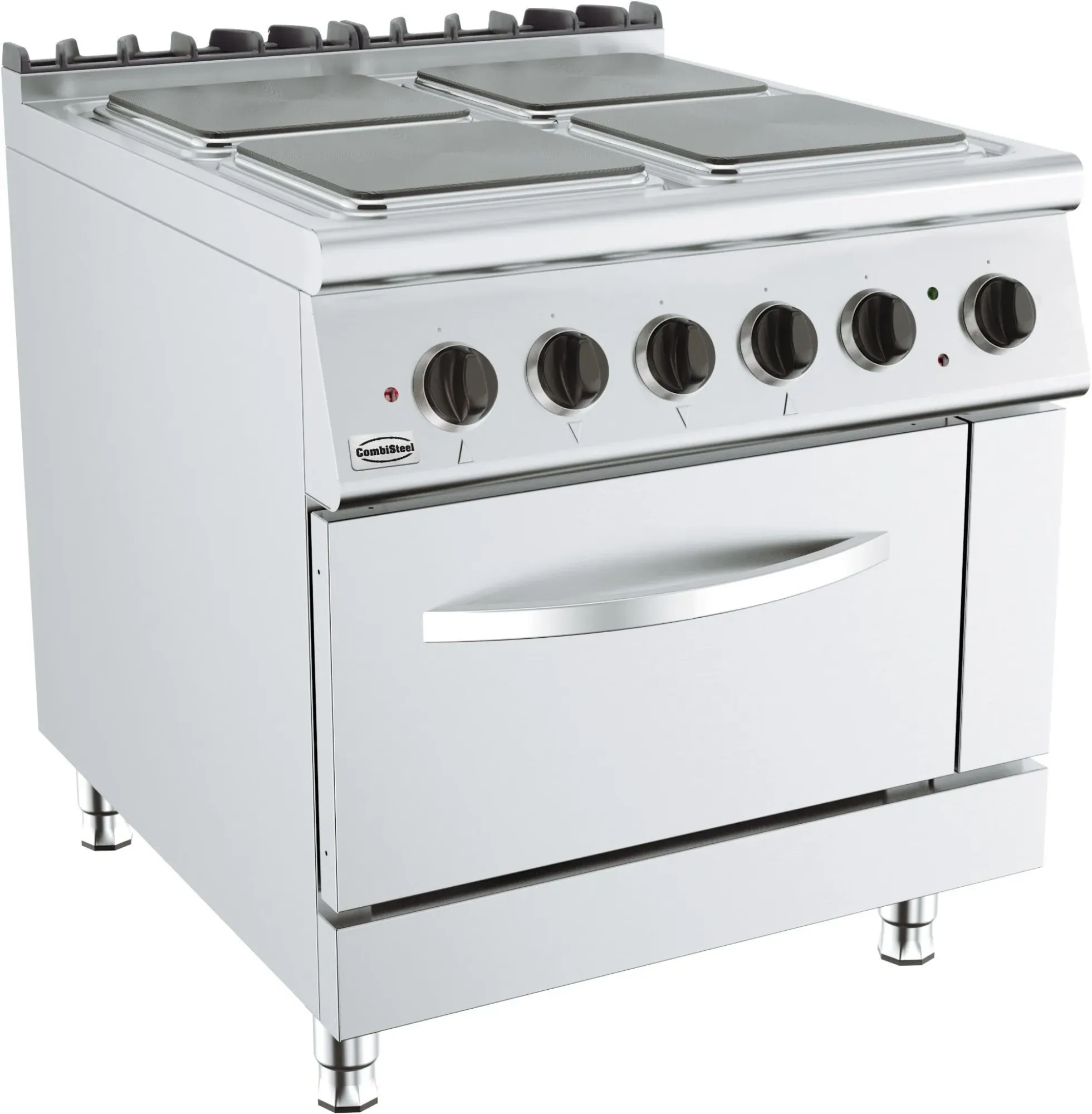 Picture of CombiSteel Base 900 Freestanding Gas Stove 4 Burner With 18 kW Electric Oven - 7178.3035