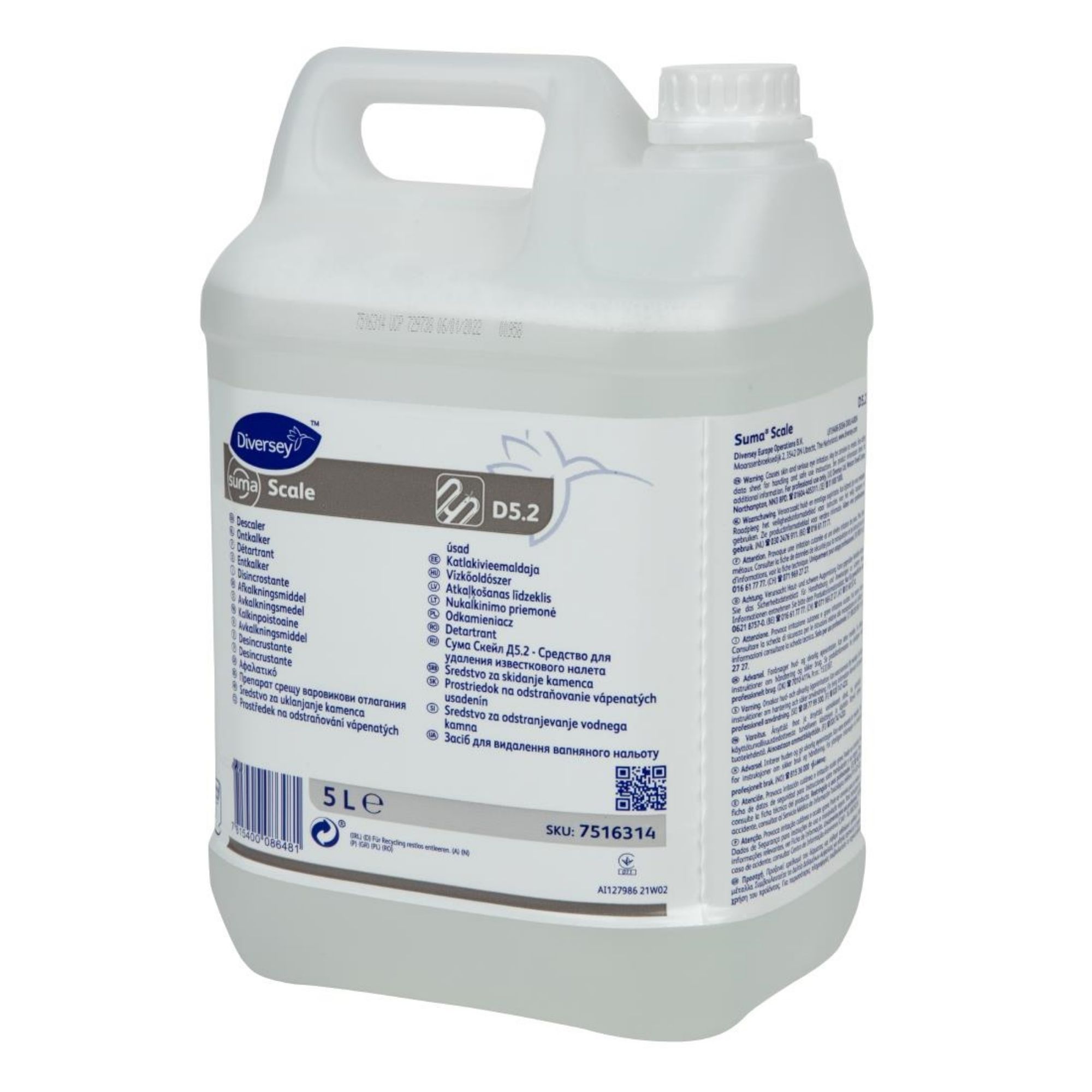 Picture of Suma Scale D5.2 Descaler Concentrate 5Ltr (2 Pack)