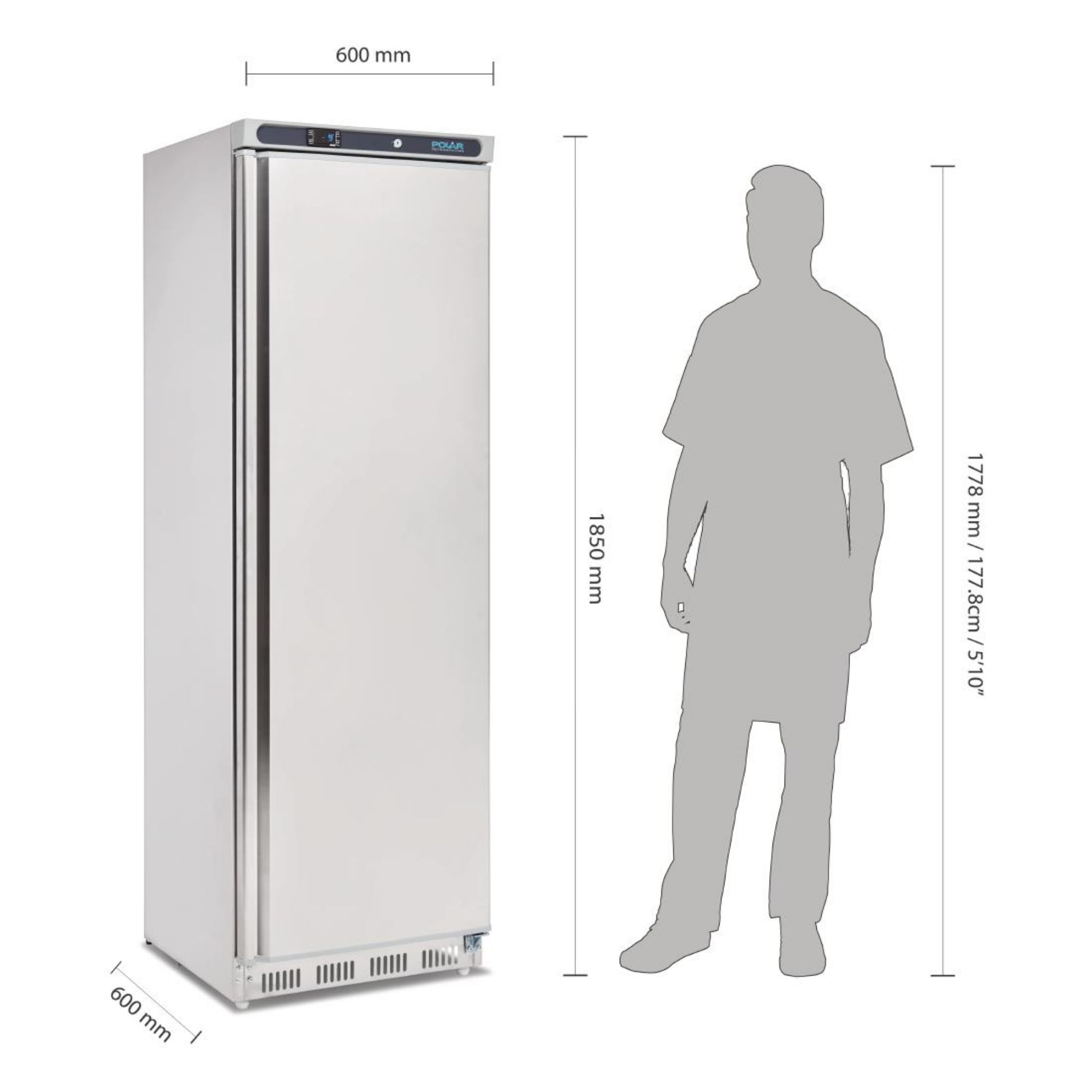 Picture of Polar C-Series Upright Freezer 365Ltr