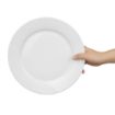 Picture of Olympia Whiteware Wide Rimmed Plates 250mm (Pack of 12) - CB481