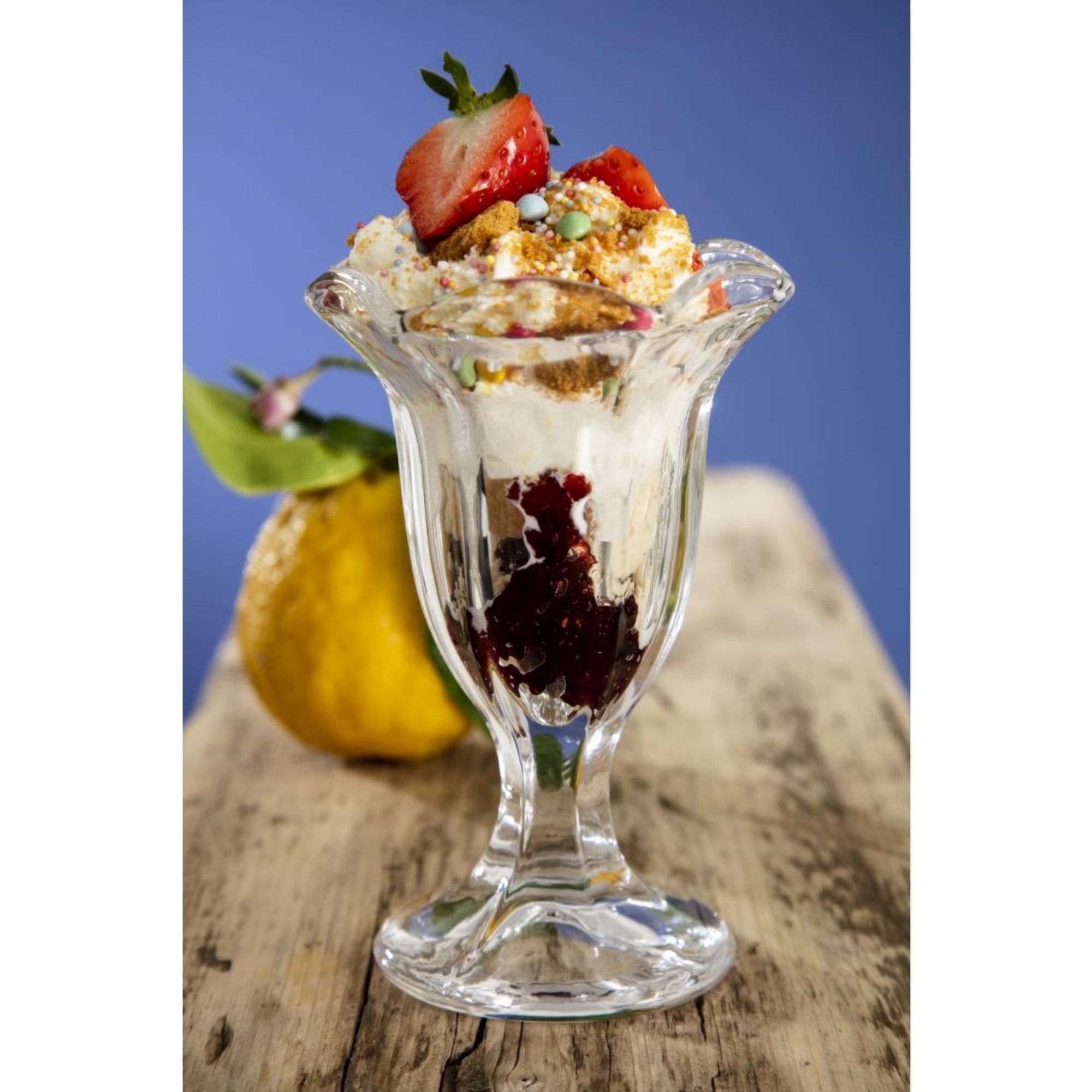 Picture of Olympia Traditional Tall Sundae Glasses 185ml (Pack of 6)