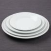 Picture of Olympia Athena Wide Rimmed Plates White 254mm (Pack of 12) - CC209