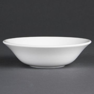 Picture of Olympia Whiteware Oatmeal Bowls 150mm 300ml (Pack of 12)