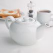 Picture of Olympia Whiteware Teapots 876ml (Pack of 4) - CB474