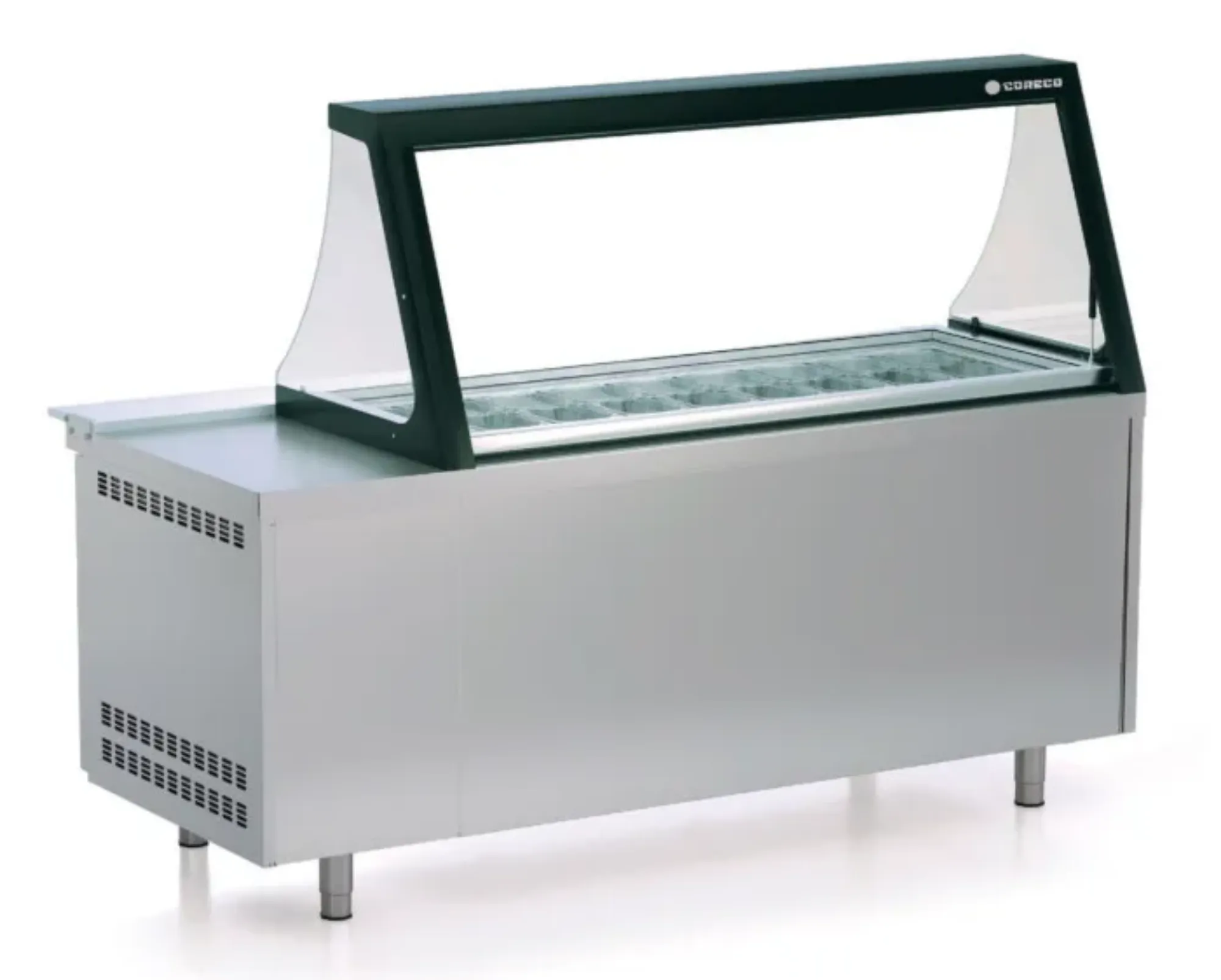 Picture of Coreco PC80-200-27-LGL 3 Door Prep Station with Lift-Up Lid 562 Litres - PC80-200-27-LGL