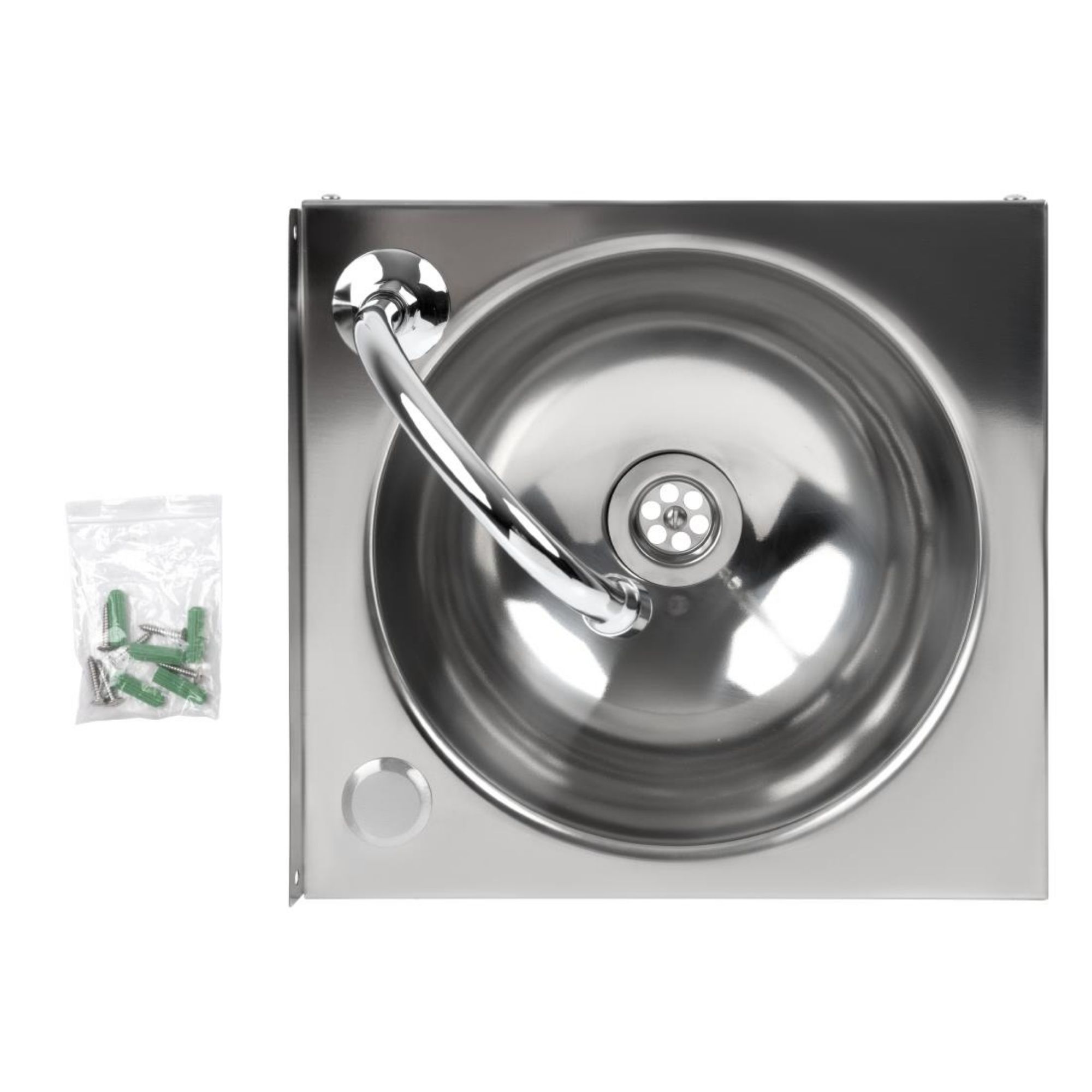 Picture of Basix Stainless Steel Knee Operated Hand Wash Basin