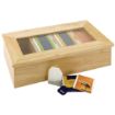 Picture of Olympia Hevea Wood Tea Box - CB808