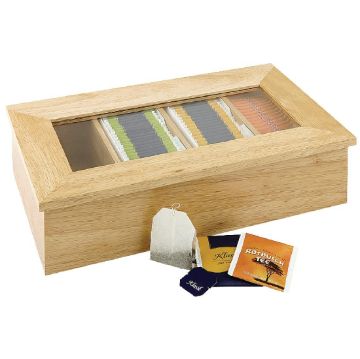 Picture of Olympia Hevea Wood Tea Box