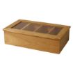 Picture of Olympia Hevea Wood Tea Box - CB808
