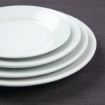 Picture of Olympia Athena Wide Rimmed Plates 228mm White (Pack of 12) - CC208