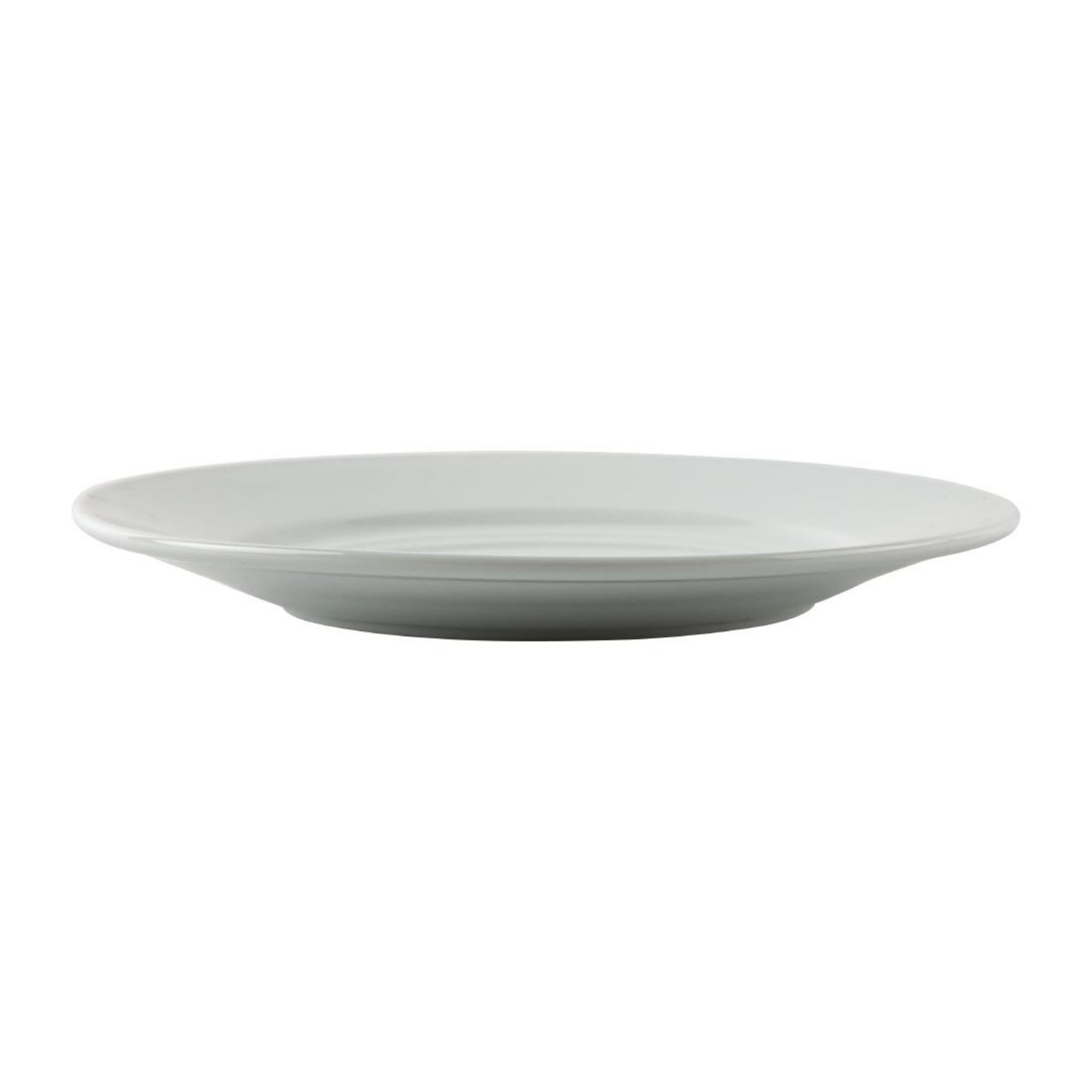 Picture of Olympia Athena Wide Rimmed Plates 228mm White (Pack of 12)