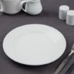 Picture of Olympia Athena Wide Rimmed Plates 228mm White (Pack of 12) - CC208
