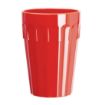 Picture of Olympia Kristallon Polycarbonate Tumblers Red 260ml (Pack of 12) - CB778