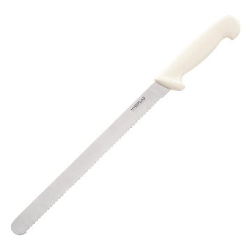 Picture of Hygiplas Serrated Slicer White 30.5cm