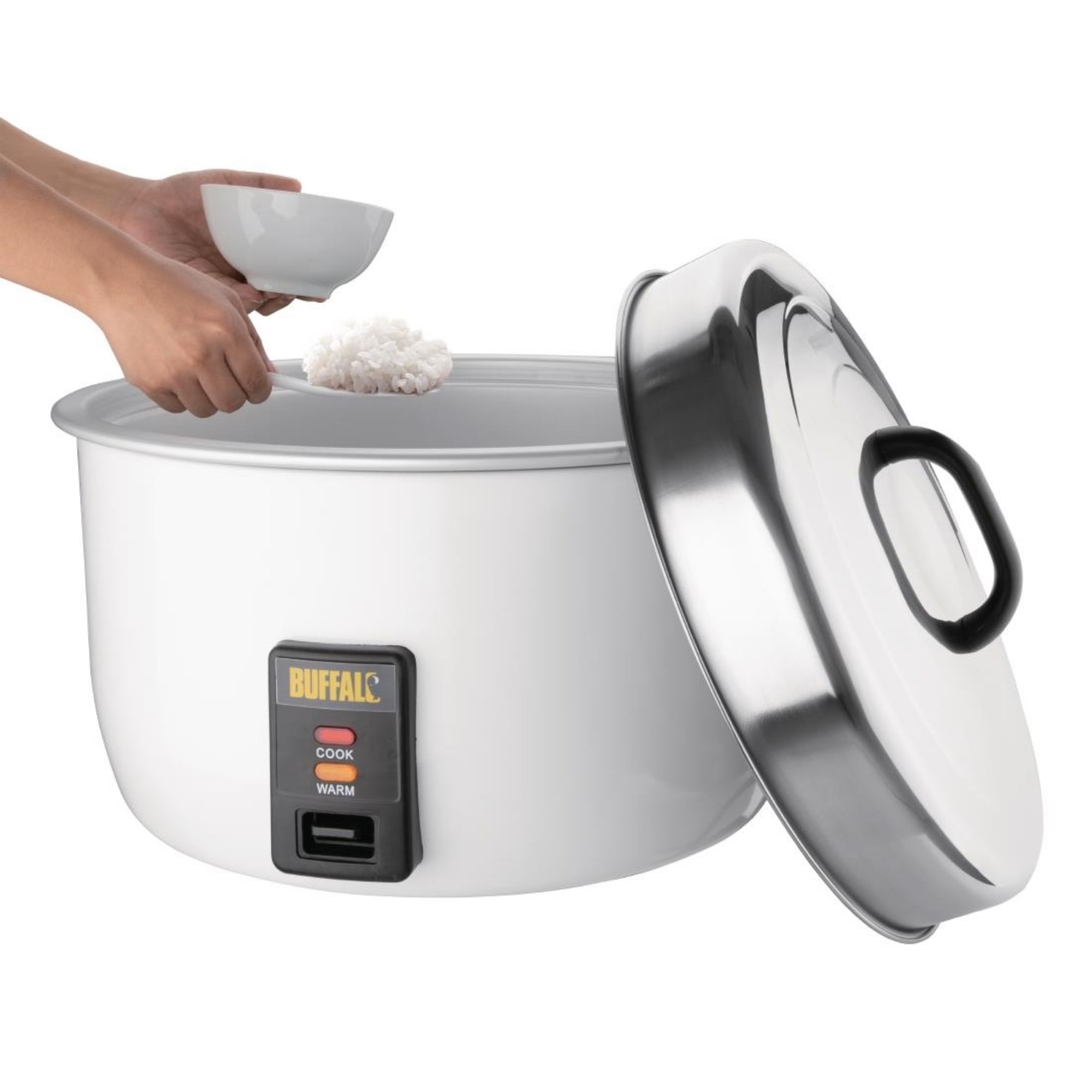 Picture of Buffalo Large Commercial Rice Cooker 10Ltr