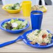 Picture of Olympia Kristallon Polycarbonate Bowls Blue 172mm (Pack of 12) - CB773