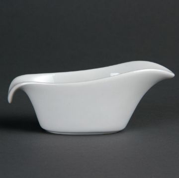 Picture of Olympia Whiteware Gravy Boats 85ml 3oz (Pack of 6)