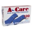 Picture of A-care detectable blue plasters extra wide strip 75X25MM (100 Pack) - CB442