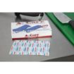 Picture of A-care detectable blue plasters extra wide strip 75X25MM (100 Pack) - CB442