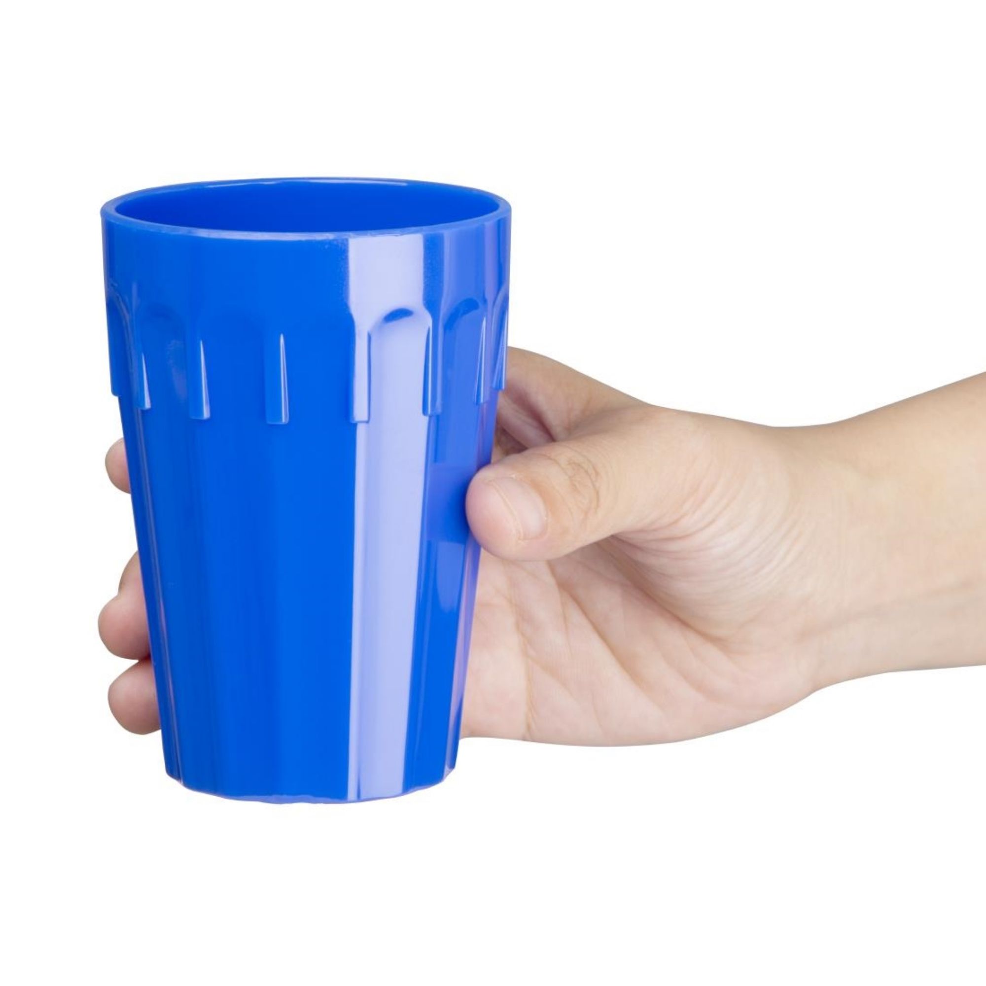 Picture of Olympia Kristallon Polycarbonate Tumblers Blue 260ml (Pack of 12)