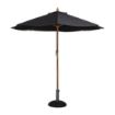 Picture of Bolero Round Parasol 2.5m Diameter Black - CB514