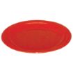 Picture of Olympia Kristallon Polycarbonate Plates Red 230mm (Pack of 12) - CB770