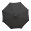 Picture of Bolero Round Parasol 2.5m Diameter Black - CB514