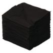 Picture of Swantex Cocktail Napkin Black 25x25cm 2ply 1/4 Fold (Pack of 2000) - CB666