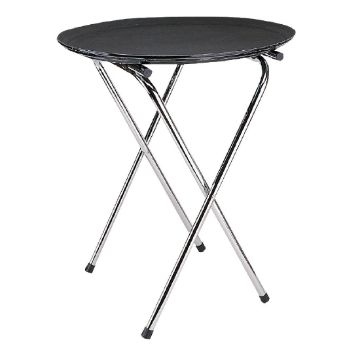 Picture of Olympia Chrome-Plated Steel Folding Tray Stand