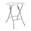 Picture of Bolero Round Folding Table Granite White 600mm (Single) - CA998
