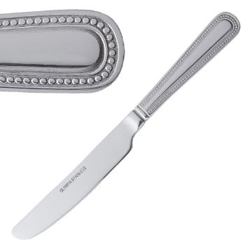 Picture of Olympia Bead Solid Handle Dessert Knife (Pack of 12)