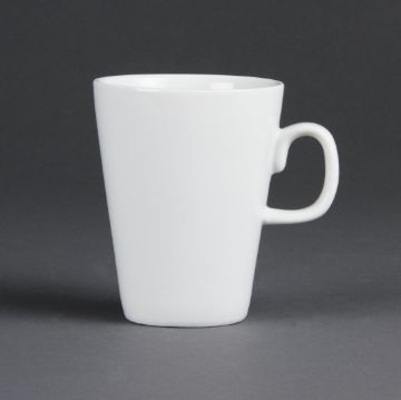Picture of Olympia Whiteware Latte Mugs 310ml 11oz (Pack of 12)