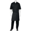 Picture of Chef Works Half Bistro Apron Black - B660