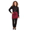Picture of Whites Short Bistro Apron Burgundy - BB177