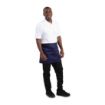 Picture of Whites Short Bistro Apron Navy Blue - BB179