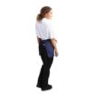 Picture of Whites Short Bistro Apron Navy Blue - BB179