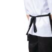 Picture of Nisbets Essentials Bib Aprons Polycotton Black (Pack of 2) - BB475
