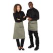 Picture of Whites Regular Bistro Apron Olive - B434