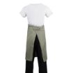 Picture of Whites Regular Bistro Apron Olive - B434